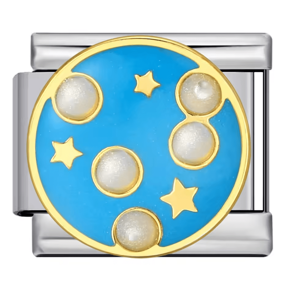 Pearl & Stars charm