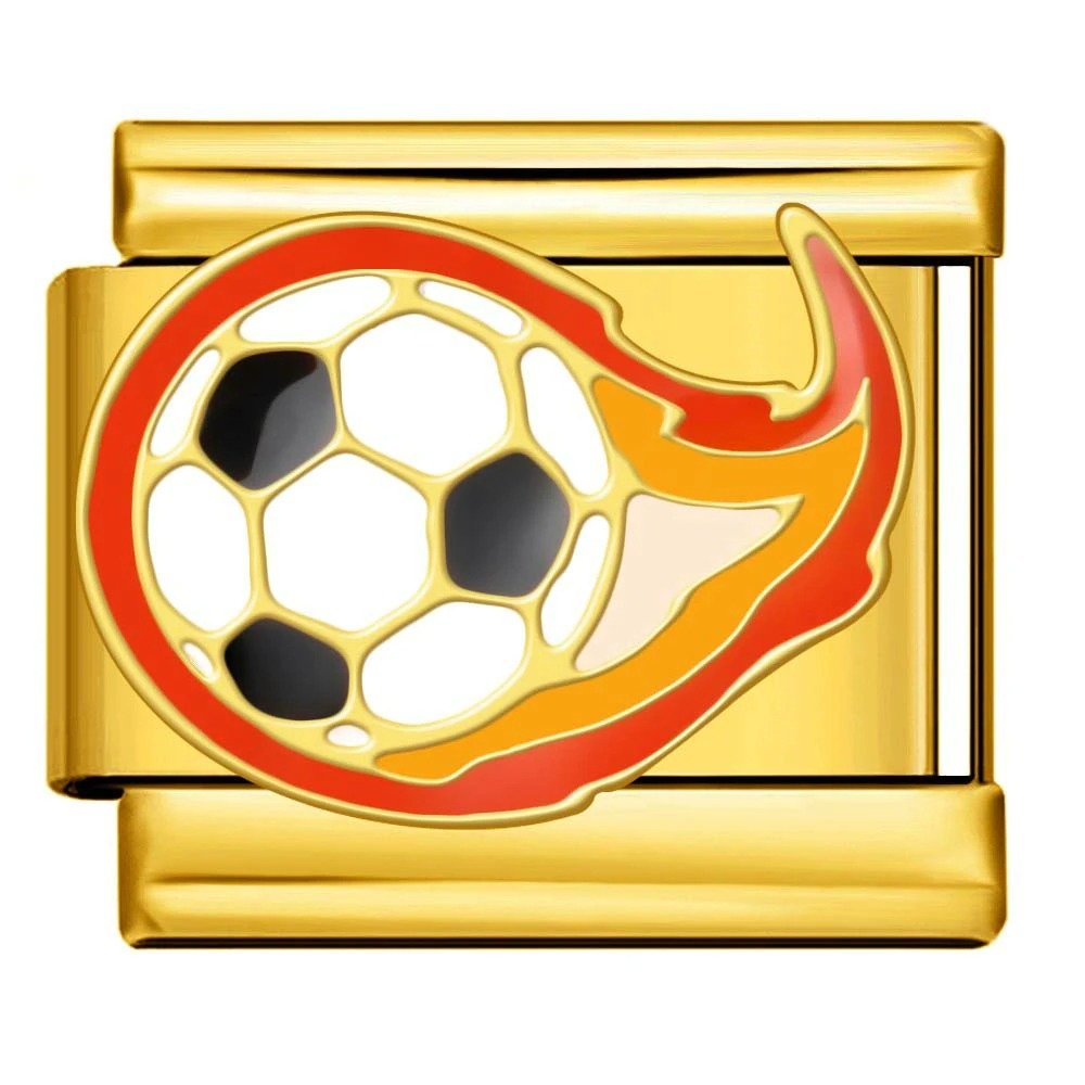 Flammende Fodbold