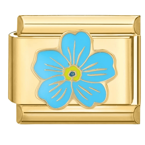 Tropisk Blå Blomst